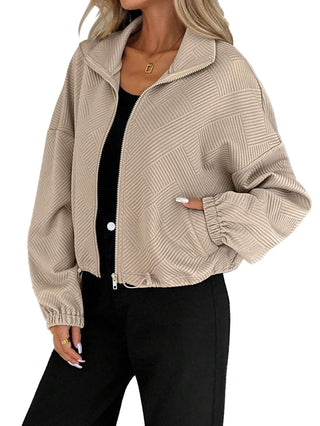 Ondine | Chaqueta con Cuello Alto y Cremallera para Mujer