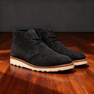 Corvellan | Botas Chukka de Hombre con Cordones y Plantilla Acolchada