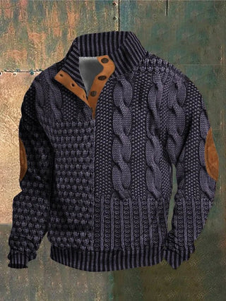Jersey Estampado Vintage Para Hombre | Georges