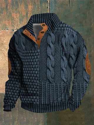 Jersey Estampado Vintage Para Hombre | Georges