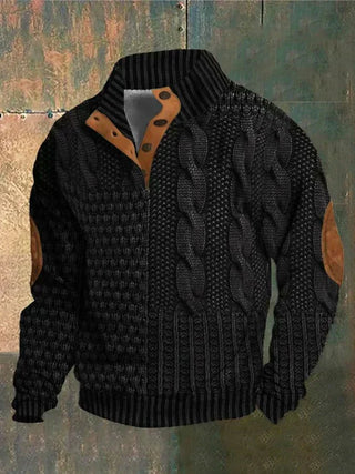 Jersey Estampado Vintage Para Hombre | Georges