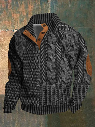 Jersey Estampado Vintage Para Hombre | Georges