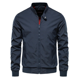Veyron | Chaqueta Bomber Impermeable para Hombre con Cierre de Cremallera