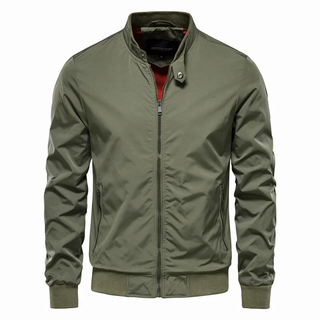 Veyron | Chaqueta Bomber Impermeable para Hombre con Cierre de Cremallera