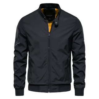Veyron | Chaqueta Bomber Impermeable para Hombre con Cierre de Cremallera
