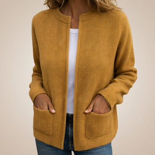 Colette | Cárdigan de Punto con Cremallera y Bolsillos para Mujer