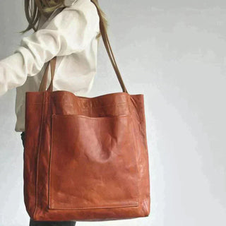 Verlanya | Bolso Tote de Cuero de Gran Capacidad para Mujer