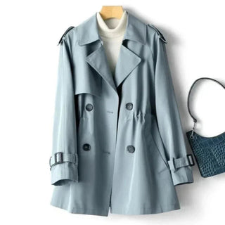 Élodie | Trench Clásico con Cinturón y Doble Botonadura para Mujer