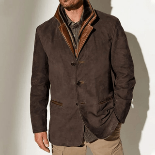 Rhovelle | Chaqueta Vintage para Hombre con Bolsillos