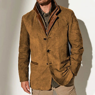 Rhovelle | Chaqueta Vintage para Hombre con Bolsillos