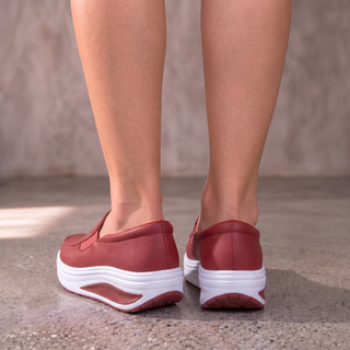 Araceli | Mocasines Ortopédicos de Mujer con Plataforma sin Cordones