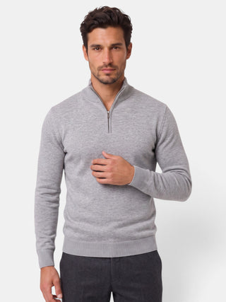 Halvorin | Suéter de Punto con Cremallera para Hombre