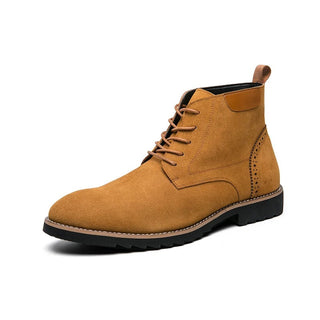 Brenvar | Botas de Hombre con Cordones y Forro Acolchado