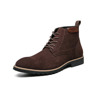 Brenvar | Botas de Hombre con Cordones y Forro Acolchado