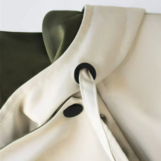 Catalina | Abrigo Oversize con Capucha y Corte Trench para Mujer