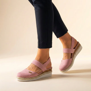 Marisol | Sandalias de Cuña Espadrille con Banda Elástica para Mujer