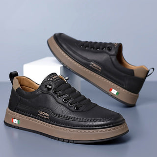 Alonzo | Zapatillas de Cuero con Suela Acolchada para Hombre