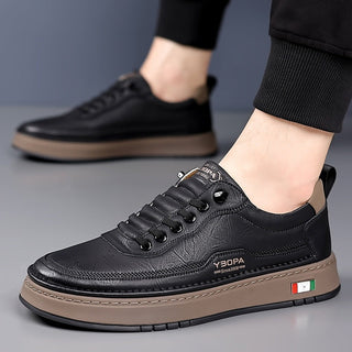 Alonzo | Zapatillas de Cuero con Suela Acolchada para Hombre