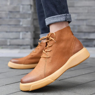 Drevian | Botas Chukka de Hombre con Cordones y Suela Gruesa