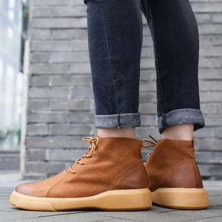 Drevian | Botas Chukka de Hombre con Cordones y Suela Gruesa