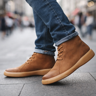 Drevian | Botas Chukka de Hombre con Cordones y Suela Gruesa