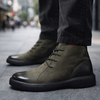 Drevian | Botas Chukka de Hombre con Cordones y Suela Gruesa