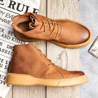 Drevian | Botas Chukka de Hombre con Cordones y Suela Gruesa