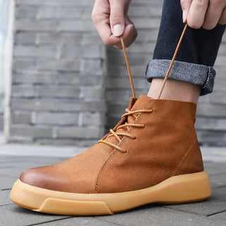 Drevian | Botas Chukka de Hombre con Cordones y Suela Gruesa