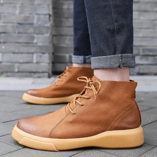 Drevian | Botas Chukka de Hombre con Cordones y Suela Gruesa