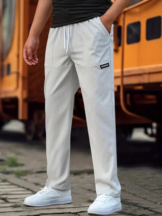 Carti | Pantalón Deportivo de Pierna Recta para Hombre con Cintura Elástica