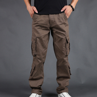 Tavren | Pantalón Cargo de Algodón de Pierna Recta para Hombre