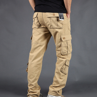Tavren | Pantalón Cargo de Algodón de Pierna Recta para Hombre