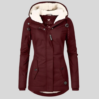 Ariane | Parka Impermeable con Forro de Borreguito para Mujer