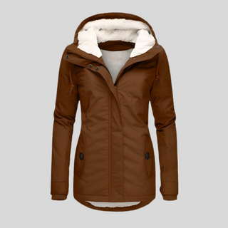 Ariane | Parka Impermeable con Forro de Borreguito para Mujer