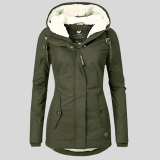Ariane | Parka Impermeable con Forro de Borreguito para Mujer