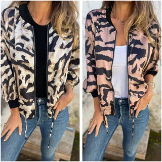 Chaqueta Bomber Cebra Mujer | Urbana