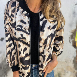 Chaqueta Bomber Cebra Mujer | Urbana