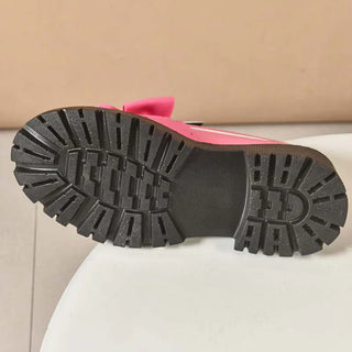 Mocasines De Plataforma Con Lazo Para Mujer | Violeta