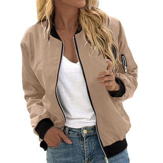 Eveline | Chaqueta Bomber Oversize con Cremallera para Mujer