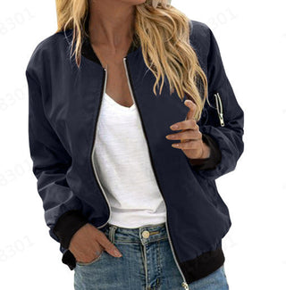Eveline | Chaqueta Bomber Oversize con Cremallera para Mujer