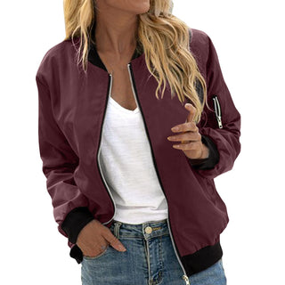 Eveline | Chaqueta Bomber Oversize con Cremallera para Mujer