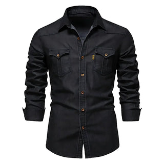 Camisa Vaquera Ajustada Para Hombre | Jim
