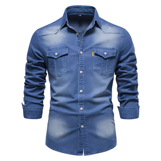 Camisa Vaquera Ajustada Para Hombre | Jim