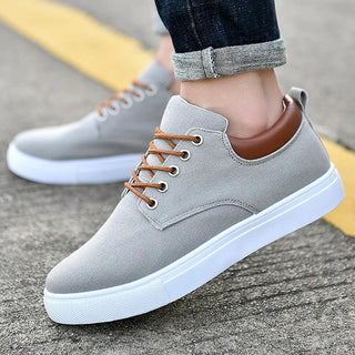 Andrés | Zapatillas de Lona con Cordones Contrastantes para Hombre