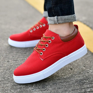 Andrés | Zapatillas de Lona con Cordones Contrastantes para Hombre